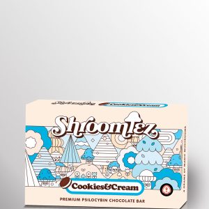 Buy Shroomiez Cookies & Cream Milk Chocolate Bar Online