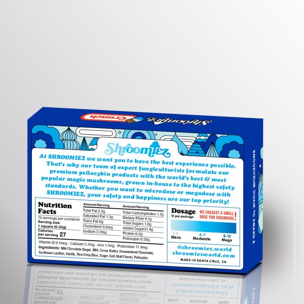 Buy Shroomiez Crunch Chocolate Bar Online