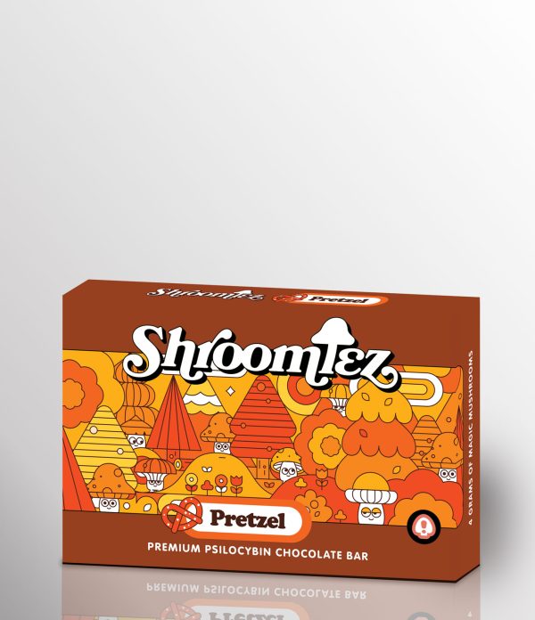 Buy Shroomiez Pretzel Milk Chocolate Bar Online